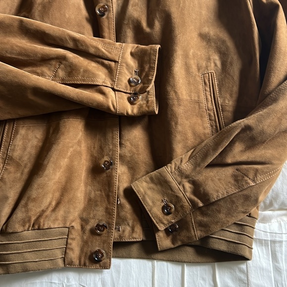 Suede leather bomber jacket, FINAL PRICE - Picture 10 of 10